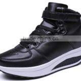 High Cut Swing Shoes Wedge Fashion Walking Shoe Low MOQ Bulk Wholesale for Lady thumbnail-3