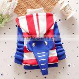 Latest Cute Elephant Pattern Design Thick Warm Winter Kids Coats For Boys thumbnail-3