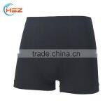 HSZ-0025 China Manufacturer 2017 Mens Hot Plain Printed Black Boxer Briefs Sexy Tight Seamless Underwear Men Elastic