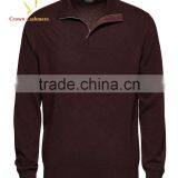 Knitting Pattern Men Cashmere Zipper Up Sweater thumbnail-6