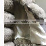 2016 Real Fox Fur Vest Women's Fox Fur Waistcoat Fur Outwear Short Slim Design thumbnail-5