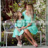 Family Matching Clothing Mother Daughter Matching Dress Fashion Dress Summer Style thumbnail-3