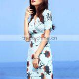 Z&M 2017 Women Maxi Beach Dress Ladies Skirt Top Lady's Floral Skirt thumbnail-3
