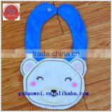 Waterproof Cute Bear Face Baby Bibs thumbnail-2