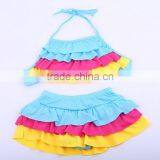 Fashion Sweet Two Piece Kids Bikini Swimwear Muslim Swimwear Fashion Swimwear thumbnail-2