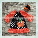 CPSIA 100% Cotton Baby Girls Tops Long Sleeve Toddler Apple Embroidery Top Baby Clothes thumbnail-1