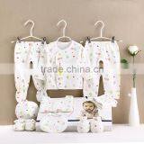 Bulk Price in Stock 9pcs 100% Cotton Newborn Baby Clothing Gift Set thumbnail-5