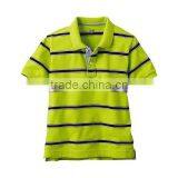 100%cotton Stripe Polo Shirts for Kid thumbnail-1