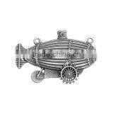 Zinc Based Alloy Steampunk Connectors Boat Antique Silver Gear