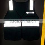 New Designing High Visibility Black Reflective Safety Vest for Children thumbnail-5