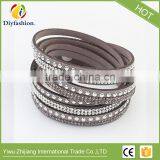 New Unisex Multilayer Leather Bracelet Christmas Gift Charm Bracelets Rivet Vintage Jewelry For Women And Man thumbnail-5