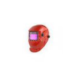 Red Painted Adjustable Welding Helmet Din 4 / Din 9-13 OEM ODM