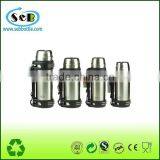 Different Size Double Wall Stainless Steel Vacuum Travel Pot With Plastic Grip and Shoulder Handle thumbnail-4