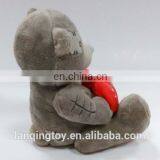 Hot Sale Graduation Gift Teddy Bear Plush Toy With Red Heart thumbnail-2