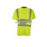 EN20471 cheap safety reflective T-Shirt with reflective tape in OEM