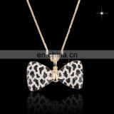 Promotional wholesale custom crystal diamond rhinestone 2014 fashion pendant choker necklace jewelry MCB-0030