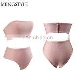 Sexy Lady Black Bandage Top and Shorts Suit Fashion Bandage Clothing thumbnail-2