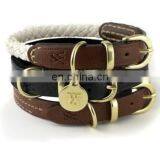Cotton Rope Leather Dog Collars Manufacturer thumbnail-1