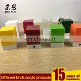 Factory Custom Pmma Plexiglass Led Box Cube Acrylic Led Table Lamp thumbnail-4