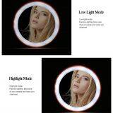 USB Charging Small Beauty Cosmetic Portable Make Up Mirror thumbnail-5