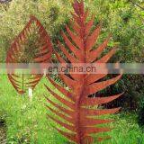 Leaf Metal Art Statue Corten Steel Sculpture thumbnail-3