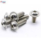 M2/M2.5/M3 Cross Recessed Raised Counter Pan Head Pad Screws 304 Stainless Steel Flat Tail Screw Vis Vida Viti Phillip PC DIN967 thumbnail-5