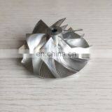 TD04HL 18G 50.38/68.00 мм 6+6 лопастей, вперед, высокопроизводительный турбокомпрессор, биметаллический/фрезерованный/алюминиевый колесо компрессора 2618 thumbnail-2