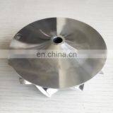 RHG6 65,00/82,05 мм 6+6 лопастей высокопроизводительный турбо-алюминиевый 2618/фрезерованный/ брусок компрессорного колеса для обновления Chevy 6,6 л thumbnail-4