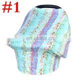 Hot Selling Printed Shopping Cart Car Seat Canopy Multi Use Breastfeeding Cover up Stroller Car Seat Baby Nursing Cover thumbnail-3