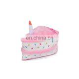 New Interactive Squeak Pet Birthday Party Plush Dog Cake Toy thumbnail-2