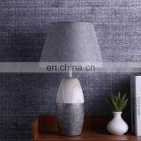 Popular Modern Design Wood Grain Relief Decorative Hotel Vintage Nightstand Lamps for Home Decor thumbnail-2