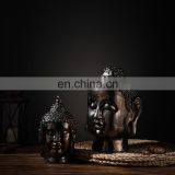 China wholesale custom Europe large porcelain buddha figure home decor ceramic buddha head statues for sale