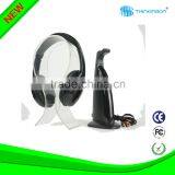 Black Headphone With FM Function and Transmitter
