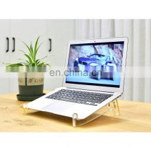 Portable Acrylic Laptop Stand Detachable Laptop Raiser Laptop Holder for Office