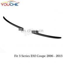M3 Style Carbon Fiber Rear Spoiler for BMW 3 Series E92 M3 2-door Coupe 2006-2013 Trunk Lip thumbnail-4