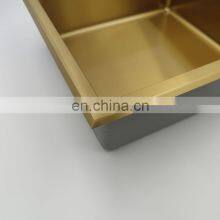 Bathroom Gold 30 x 60 304 Stainless Steel Waterproof Single Recessed Shower Niches Shelf 600mm Metal for Bathroom in Wall thumbnail-4