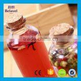 500ml 16oz Beverage Bottle Round Glass Juice Bottle With Cork thumbnail-5