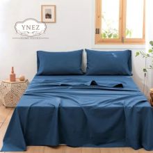 Home Linen Flax Fiber Bed Sheets Set