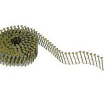 1 1 4 Yellow Iron Metal Screw Wire Coil Roofing Nail for Wooden Pallet thumbnail-5