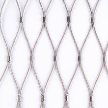 Custom Bird Aviary Enclosure 316 Stainless Steel Wire Rope Mesh Woven Zoo Mesh thumbnail-2