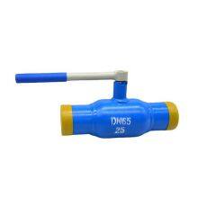 GOST Q61F DN80 PN25 Welded Ball Valve Cast Steel Carbon Steel Hard Seal Worm Gear Handle Ball Valve thumbnail-4