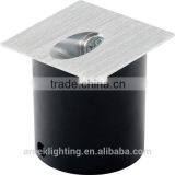 Square Shape 220-240V 1X3W LED Die-cast Aluminium Body and Clear Lens Underground Light for Outdoor or Garden Decoratrion thumbnail-1
