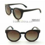 High quality circle frame fashion wooden sunglasses