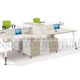 High Quality Bright Color Office Workstation With Thin Steel Legs(SZ-WSL332)