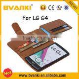 2015 Newest Hot Selling Wallet Cell Phone Case Pouch Leather Wallet Case For LG G4 Phone Case Custom thumbnail-5