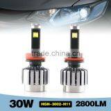 wholesale car led bulb h11,30w 2800LM car headlight