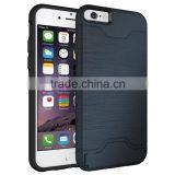 2016 Case With Card Slots and Standing Function Wonderful Hard Shockproof Heavy Duty Armor Case for Iphone 6 Case thumbnail-3