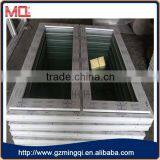 Double Glass Inside the Grills Pvc Window thumbnail-2