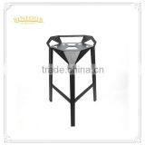 Modern Appearance Metal Dining Chair High Bar Chair thumbnail-1