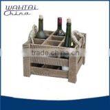 Bordeaux Rustic Wine Crate Carrier For Sale